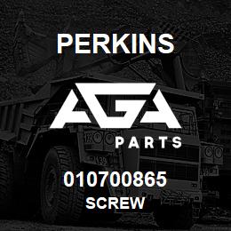 010700865 Perkins SCREW | AGA Parts