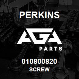010800820 Perkins SCREW | AGA Parts