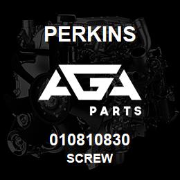 010810830 Perkins SCREW | AGA Parts