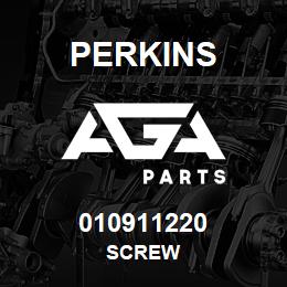 010911220 Perkins SCREW | AGA Parts
