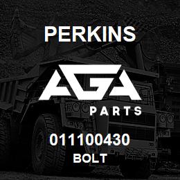 011100430 Perkins BOLT | AGA Parts