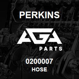 0200007 Perkins HOSE | AGA Parts
