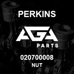 020700008 Perkins NUT | AGA Parts
