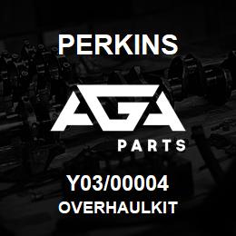 Y03/00004 Perkins OVERHAULKIT | AGA Parts
