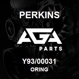 Y93/00031 Perkins ORING | AGA Parts