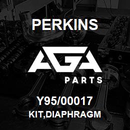 Y95/00017 Perkins KIT,DIAPHRAGM | AGA Parts