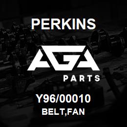 Y96/00010 Perkins BELT,FAN | AGA Parts