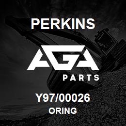 Y97/00026 Perkins ORING | AGA Parts