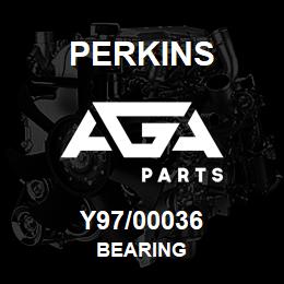 Y97/00036 Perkins BEARING | AGA Parts
