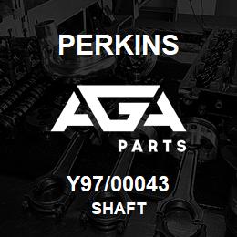 Y97/00043 Perkins SHAFT | AGA Parts