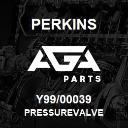 Y99/00039 Perkins PRESSUREVALVE | AGA Parts