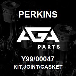 Y99/00047 Perkins KIT,JOINT/GASKET | AGA Parts