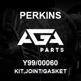 Y99/00060 Perkins KIT,JOINT/GASKET | AGA Parts