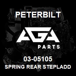 03-05105 Peterbilt SPRING REAR STEPLADDER | AGA Parts
