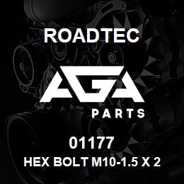 01177 Roadtec HEX BOLT M10-1.5 X 25 10.9 933 | AGA Parts