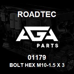 01179 Roadtec BOLT HEX M10-1.5 X 35 10.9 933 | AGA Parts