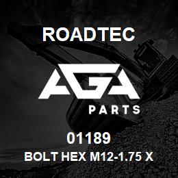 01189 Roadtec BOLT HEX M12-1.75 X 35 10.9 933 | AGA Parts