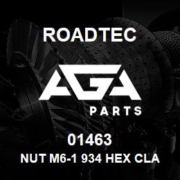01463 Roadtec NUT M6-1 934 HEX CLASS 10 | AGA Parts