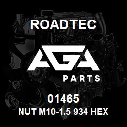 01465 Roadtec NUT M10-1.5 934 HEX CLASS 10.9 | AGA Parts