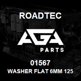 01567 Roadtec WASHER FLAT 6MM 125 STEEL | AGA Parts