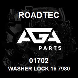 01702 Roadtec WASHER LOCK 16 7980 SPRING STEEL | AGA Parts
