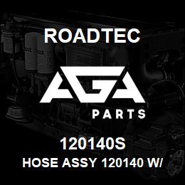 120140S Roadtec HOSE ASSY 120140 W/ SLEEVE | AGA Parts