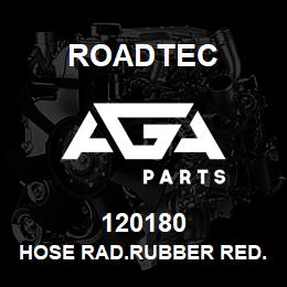 120180 Roadtec HOSE RAD.RUBBER RED.2X2 1/4 X 25" | AGA Parts