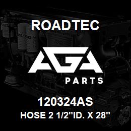 120324AS Roadtec HOSE 2 1/2"ID. X 28" RADIATOR HOSE | AGA Parts