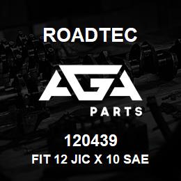 120439 Roadtec FIT 12 JIC X 10 SAE 45 DEG | AGA Parts