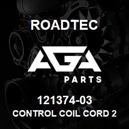 121374-03 Roadtec CONTROL COIL CORD 2 3 #18S | AGA Parts