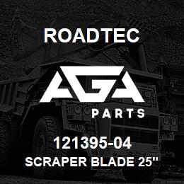 121395-04 Roadtec SCRAPER BLADE 25" | AGA Parts