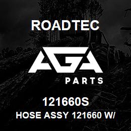 121660S Roadtec HOSE ASSY 121660 W/ SLEEVE | AGA Parts