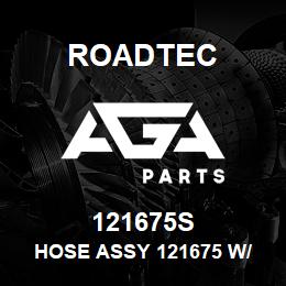 121675S Roadtec HOSE ASSY 121675 W/ SLEEVE | AGA Parts