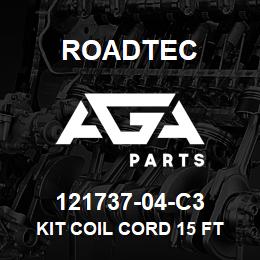 121737-04-C3 Roadtec KIT COIL CORD 15 FT | AGA Parts