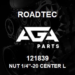 121839 Roadtec NUT 1/4"-20 CENTER LOCK LOW CARBON | AGA Parts