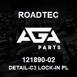 121890-02 Roadtec DETAIL-C3 LOCK-IN PLATE | AGA Parts