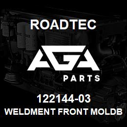 122144-03 Roadtec WELDMENT FRONT MOLDBOARD CYL PIN | AGA Parts