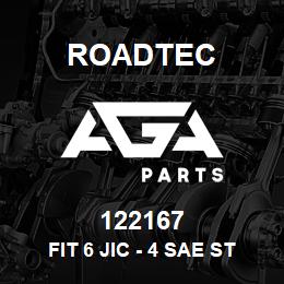 122167 Roadtec FIT 6 JIC - 4 SAE ST | AGA Parts