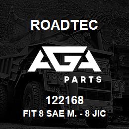 122168 Roadtec FIT 8 SAE M. - 8 JIC F. SWIVEL | AGA Parts
