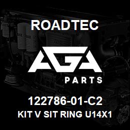 122786-01-C2 Roadtec KIT V SIT RING U14X18.7X1.5 | AGA Parts