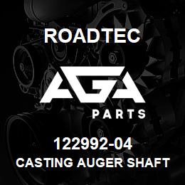 122992-04 Roadtec CASTING AUGER SHAFT COVER | AGA Parts