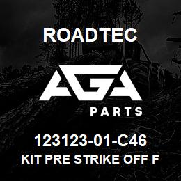123123-01-C46 Roadtec KIT PRE STRIKE OFF FOR 10 PAVER | AGA Parts