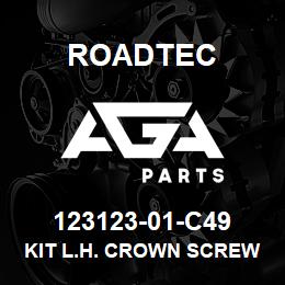 123123-01-C49 Roadtec KIT L.H. CROWN SCREW | AGA Parts