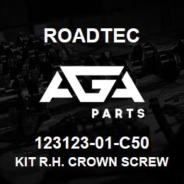123123-01-C50 Roadtec KIT R.H. CROWN SCREW | AGA Parts