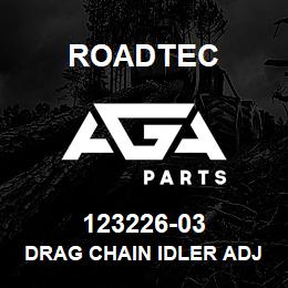 123226-03 Roadtec DRAG CHAIN IDLER ADJUSTMENT BOLT | AGA Parts