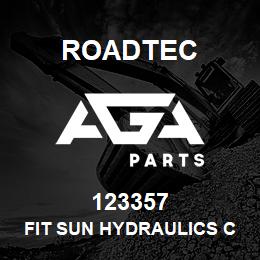123357 Roadtec FIT SUN HYDRAULICS CAVITY PLUG | AGA Parts