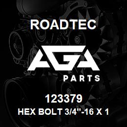 123379 Roadtec HEX BOLT 3/4"-16 X 1 3/4" | AGA Parts