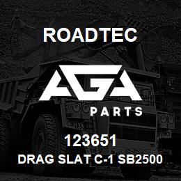 123651 Roadtec DRAG SLAT C-1 SB2500 | AGA Parts
