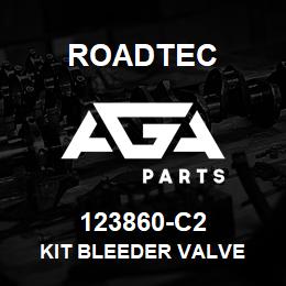 123860-C2 Roadtec KIT BLEEDER VALVE | AGA Parts