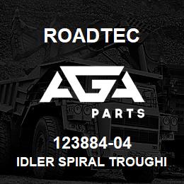 123884-04 Roadtec IDLER SPIRAL TROUGHING 30" | AGA Parts